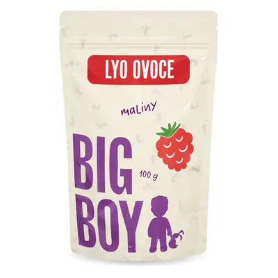 BIG BOY® Maliny celé lyofilizované 100g Eko varianta