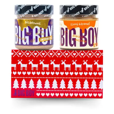 BIG BOY® 2-pack Vánoce: Slaný karamel 250g + Big Brownie 220g