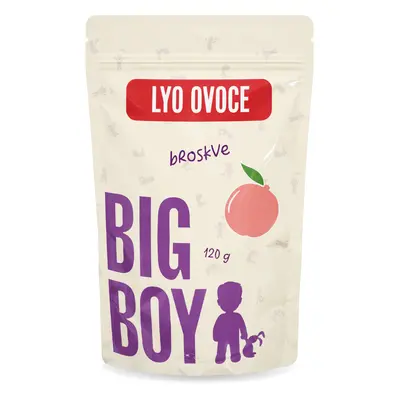 BIG BOY® Broskve plátky lyofilizované 120 g Eko varianta