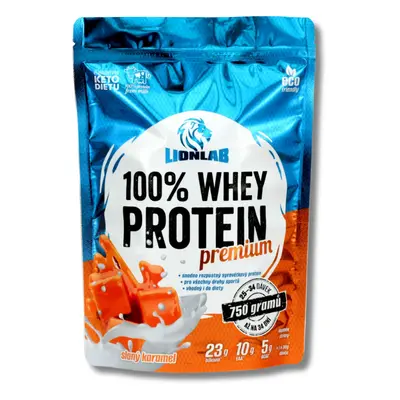 Lionlab: 100 % Whey Protein-slaný karamel 750 g