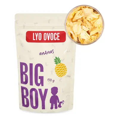 BIG BOY® Ananas kousky lyofilizované 150 g Eko varianta