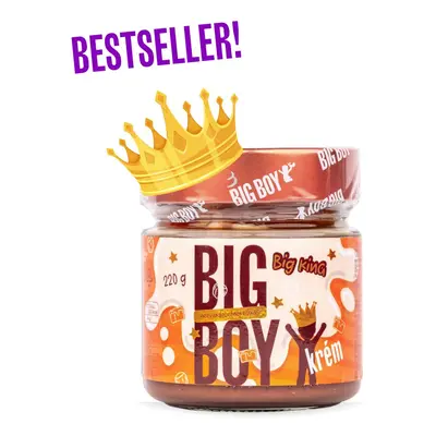 BIG BOY® Big King - Krém s lískovými ořechy s mlékem a karamelem 220g