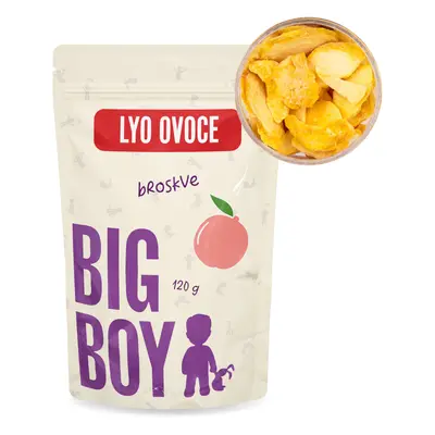 BIG BOY® Broskve plátky lyofilizované 120 g Eko varianta