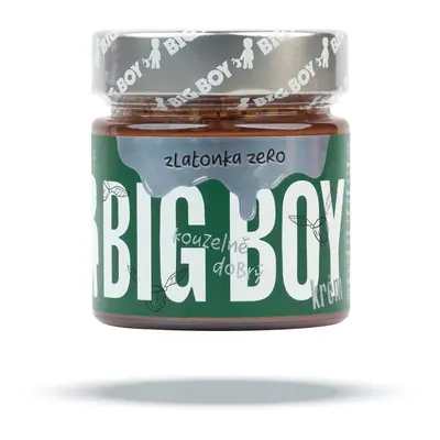 BIG BOY® Zlatonka zero - Lískový krém s březovým cukrem a kousky křupavých oříšků 220g