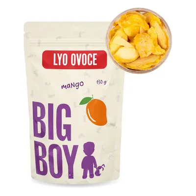 BIG BOY® Mango plátky lyofilizované 130 g Eko varianta