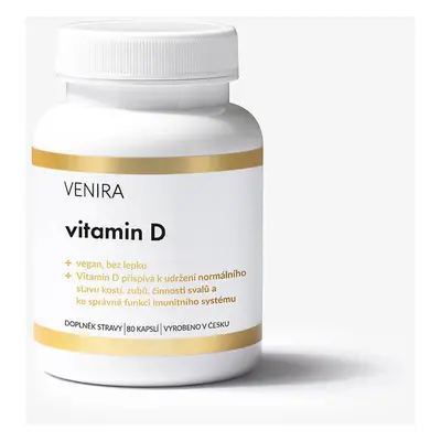 VENIRA vitamin D3, 80 kapslí