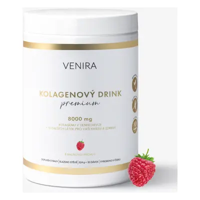 VENIRA PREMIUM kolagenový drink s malinovou příchutí, 324 g