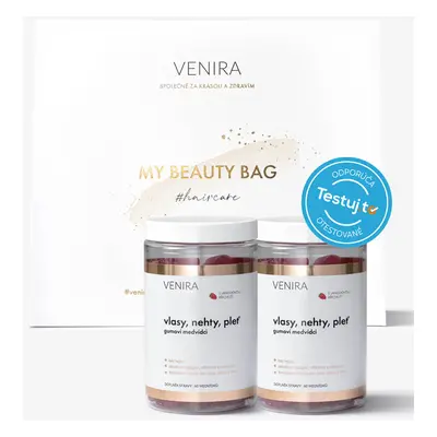 VENIRA beauty bag - 2x gumoví medvídci pro vlasy, nehty a pleť