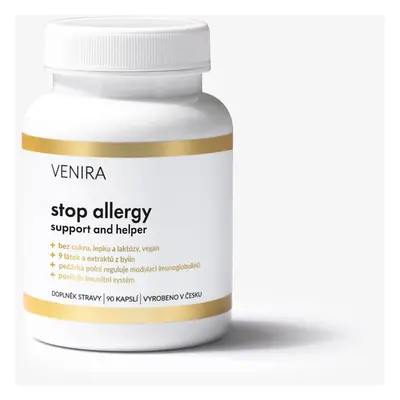 VENIRA stop allergy - support and helper, 90 kapslí