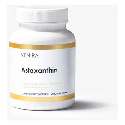 VENIRA astaxanthin, přírodní antioxidant, 60 kapslí