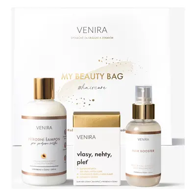 VENIRA beauty bag - kapsle pro vlasy, šampon pro podporu růstu, hair booster