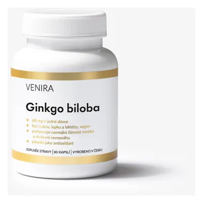 VENIRA ginkgo biloba, 80 kapslí