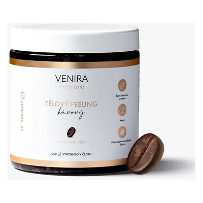 VENIRA tělový peeling, kávový, 200 g