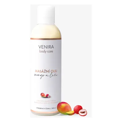 VENIRA masážní olej, mango a liči, 200 ml