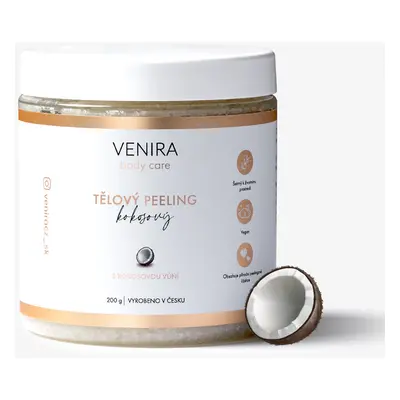 VENIRA tělový peeling, kokosový, 200 g