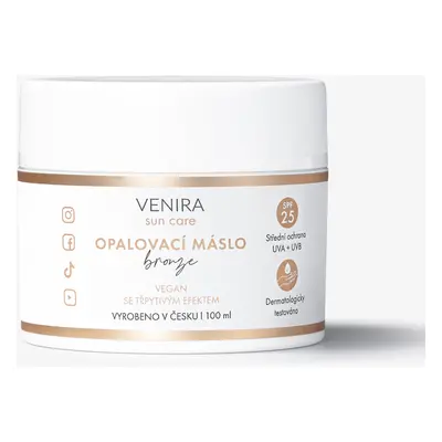 VENIRA opalovací máslo, bronze, SPF 25, 100 ml