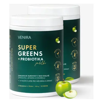 VENIRA super greens, 2 balení za lepší cenu, jablko