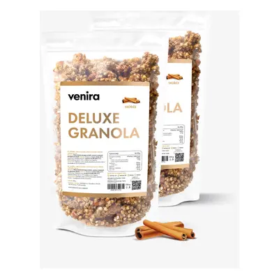 VENIRA deluxe granola, skořice, 2 balení za lepší cenu