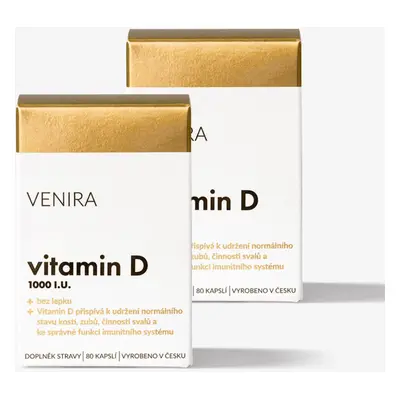 VENIRA vitamin D3, 160 kapslí