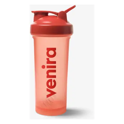 VENIRA shaker PRO s poutkem, světle červený, 600 ml