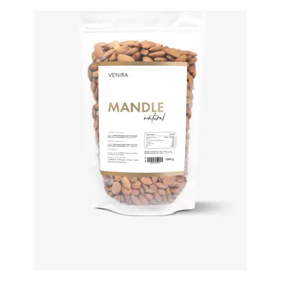 VENIRA mandle natural - neloupané, velké výhodné balení, 1000 g