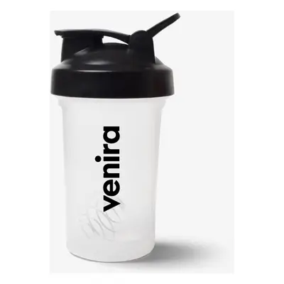 VENIRA shaker PRO s poutkem, černo-bílý, 400 ml