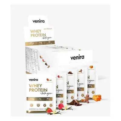 VENIRA whey protein, mix 5 příchutí, 30 sáčků