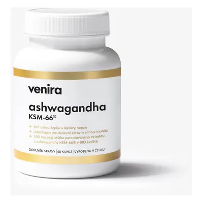 VENIRA ashwagandha KSM-66®, 60 kapslí