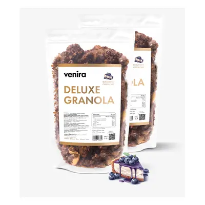 VENIRA deluxe granola, borůvkový cheesecake, 700 g