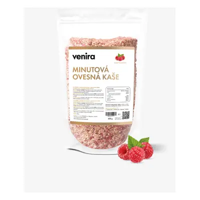 VENIRA minutová instantní ovesná kaše, sweet raspberry, 400 g