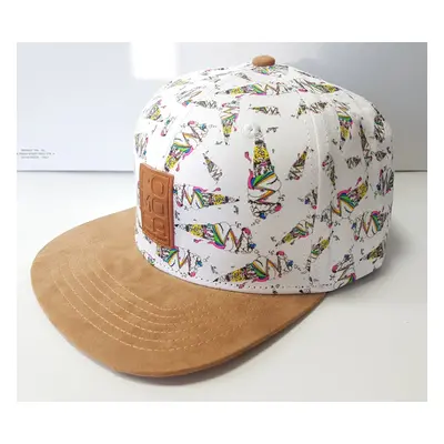 Kšiltovka Pomoca Snapback Ice Cream Barva: bílá