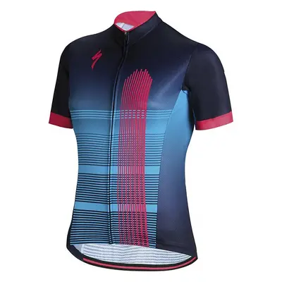 Dres Specialized RBX Comp Jersey SS WMN blue/acid red 2020 Barva: modrá / červená