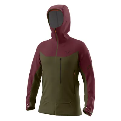 Bunda Dynafit Radical Softshell burgundy 23/24 Barva: zelená / vínová