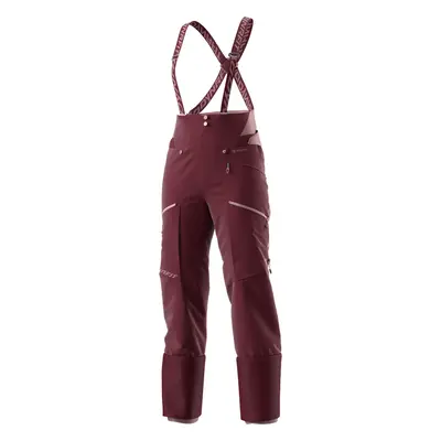 Kalhoty Dynafit Tigard GTX W burgundy 24/25 Barva: vínová / starorůžová