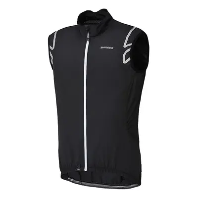 Shimano Compact Wind Vest black/white Barva: černá / bílá