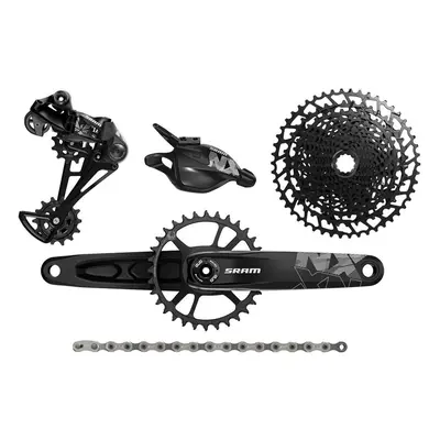 Sada Sram NX Eagle DUB BOOST 175 mm s GX převodníkem 32z Barva: černá