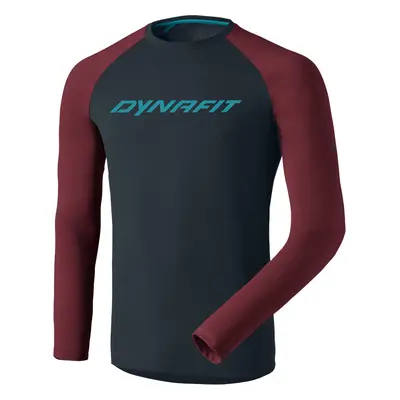 Triko Dynafit 24/7 Long Sleeve blueberry/burgundy 2024 Barva: modrá / vínová