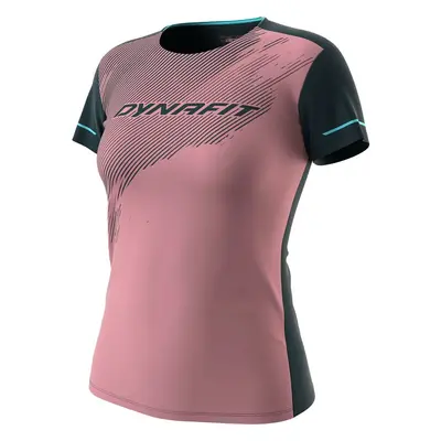 Triko Dynafit Alpine 2 S/S Tee W mokarosa 2025 Barva: starorůžová / modrá