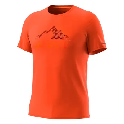 Triko Dynafit Transalper Graphic S/S Tee dawn 2024 Barva: oranžová