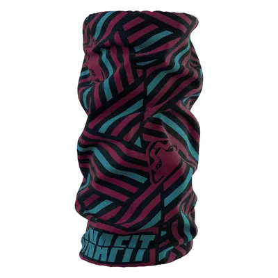 Nákrčník Dynafit Logo Neck Gaiter burgundy Razzle Dazzle 2024 Barva: vínová / modrá