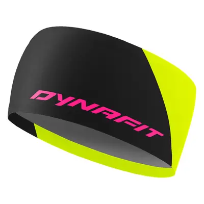 Čelenka Dynafit Performance 2 Dry Headband fluo yellow 2024 Barva: černá / žlutá / růžová