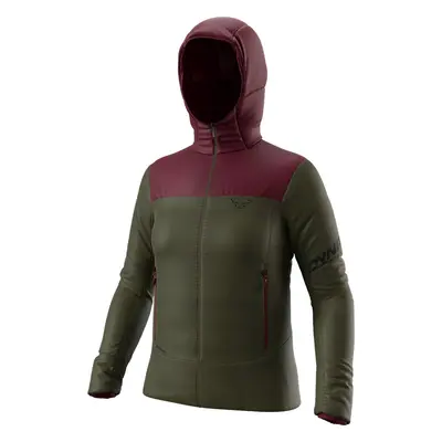 Bunda Dynafit Radical PRL Hood W olive night 23/24 Barva: zelená / vínová