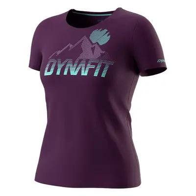 Triko Dynafit Transalper Graphic S/S Tee W royal purple 2024 Barva: fialová