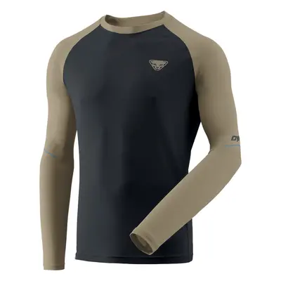 Triko Dynafit Alpine Pro LS Tee blueberry/rock khaki 2025 Barva: modrá / khaki