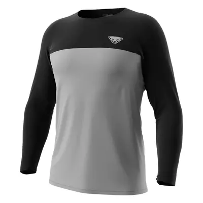 Triko Dynafit Traverse S-Tech Longsleeve black out alloy 2024 Barva: šedá / černá