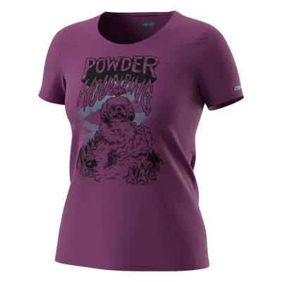 Triko Dynafit Artist Series T-shirt W passion purple/powder hounding 2024 Barva: fialová