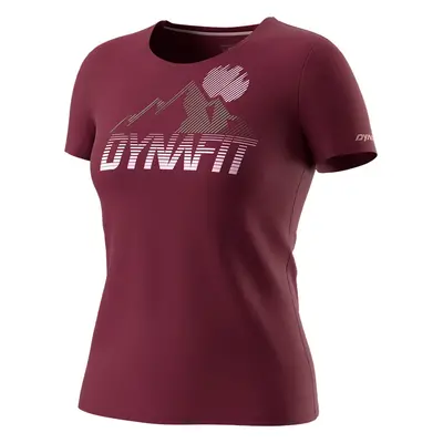 Triko Dynafit Transalper Graphic S/S Tee W burgundy 2024 Barva: vínová