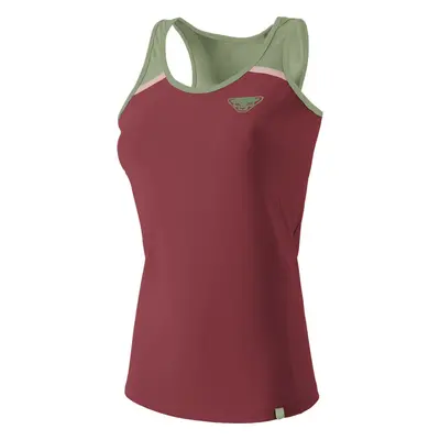 Tílko Dynafit Alpine Pro Tank W burgundy 2025 Barva: vínová / zelená