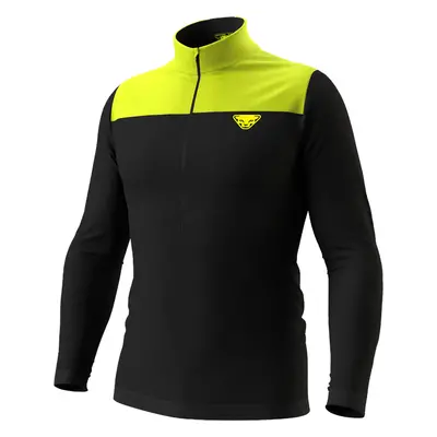 Triko Dynafit Elevation Merino Longsleeve lime punch 2024 Barva: černá / žlutá