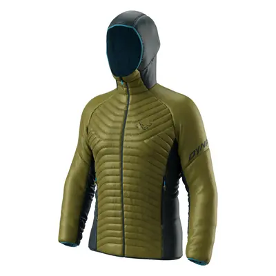 Bunda Dynafit Speed Insulation Hooded army 22/23 Barva: zelená / modrá